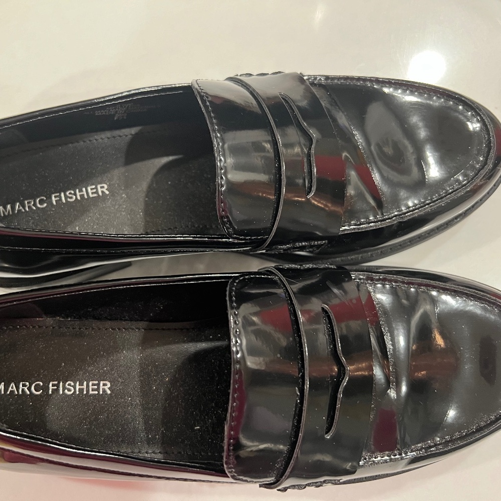 Marc Fisher patent leather loafer